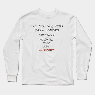 The Michael Scott Paper Company Long Sleeve T-Shirt